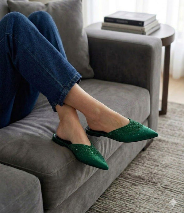 ZARA Style Flat Slippers for Women – Comfortable Casual Wear