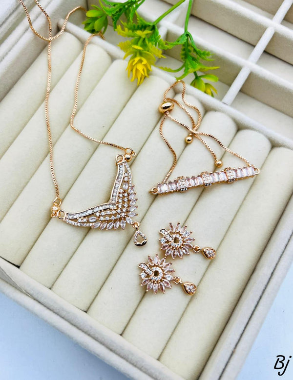 New Arrival – Premium Full Zircon Locket Set with Adjustable Bracelet
