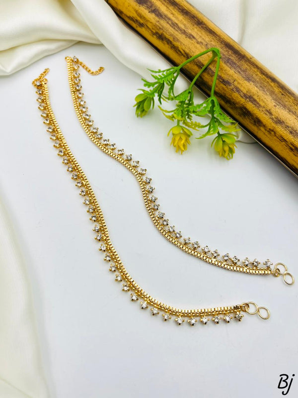 🔥 New Arrival 🔥 Beautiful Manjoos Stone Work Pazeb (Anklet) for Her ✨