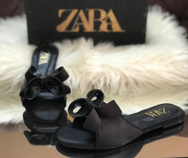 ✨ ZARA SATIN MESH BOW ✨ Elegant party wear heels with satin & mesh detailing 🎀